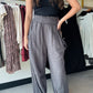 Ash Voluminous Relaxed Fit Pants