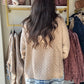 Check Pocket Sweater Hoodie