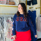 USA Sequin Star Top