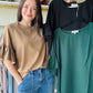 Rebecca Ruffle Top - Green