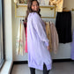 Purple Desi Sweatshirt Cardigan