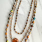 Janet Short Necklace-Orange