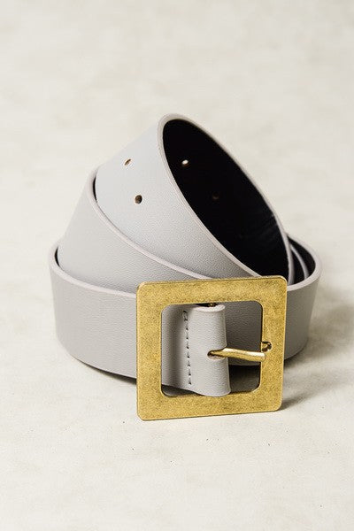 Classic Square Buckle Belts