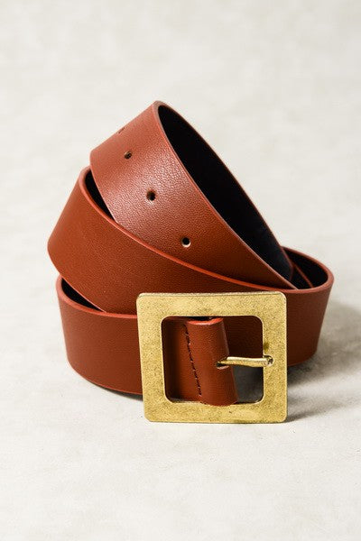 Classic Square Buckle Belts