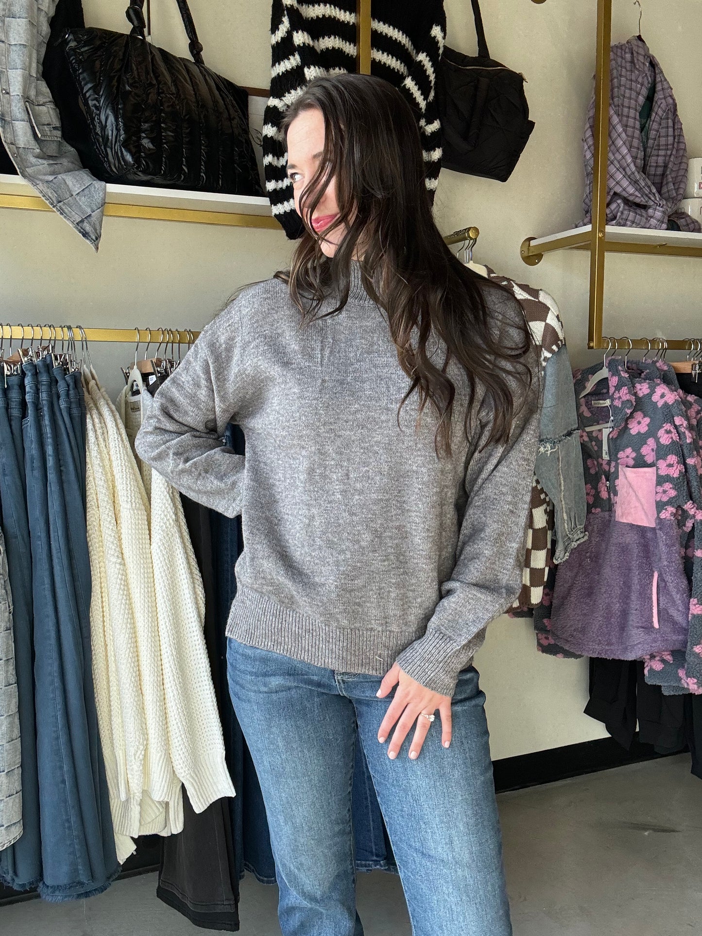 Grey Molly Sweater