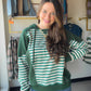 Hunter Quilted Stripe Sweatshirt