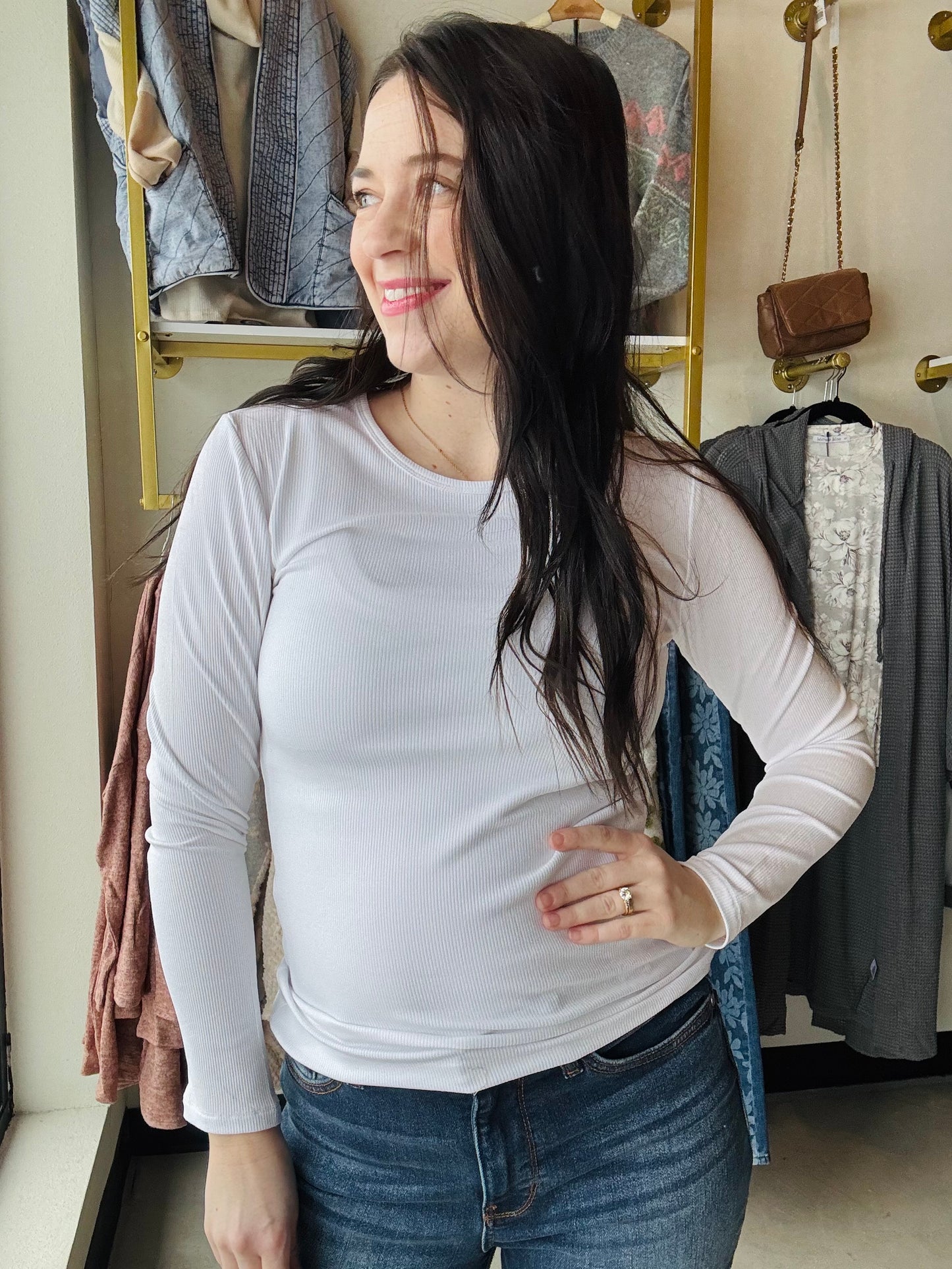 White Pure Comfort Long Sleeve