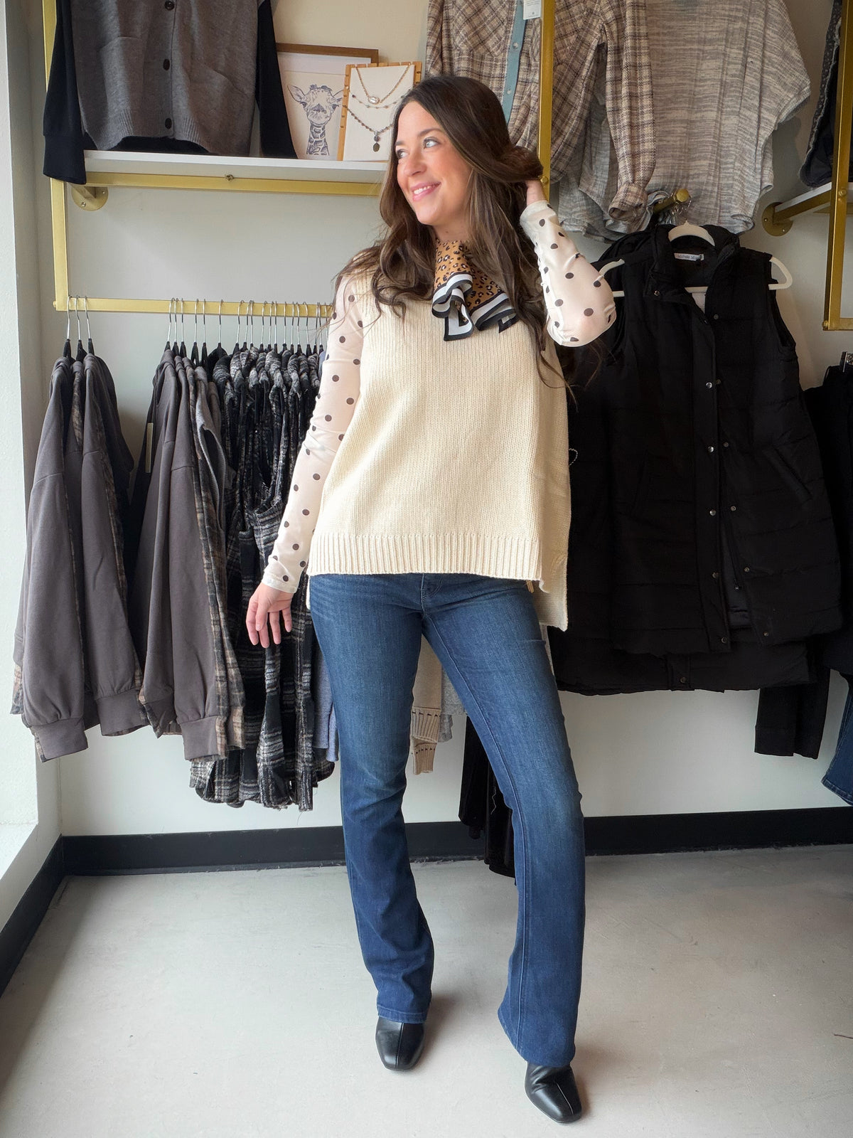 Indigo Itty Bitty Bootcut Jean