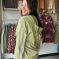 Bright Sage Color Block Hoodie