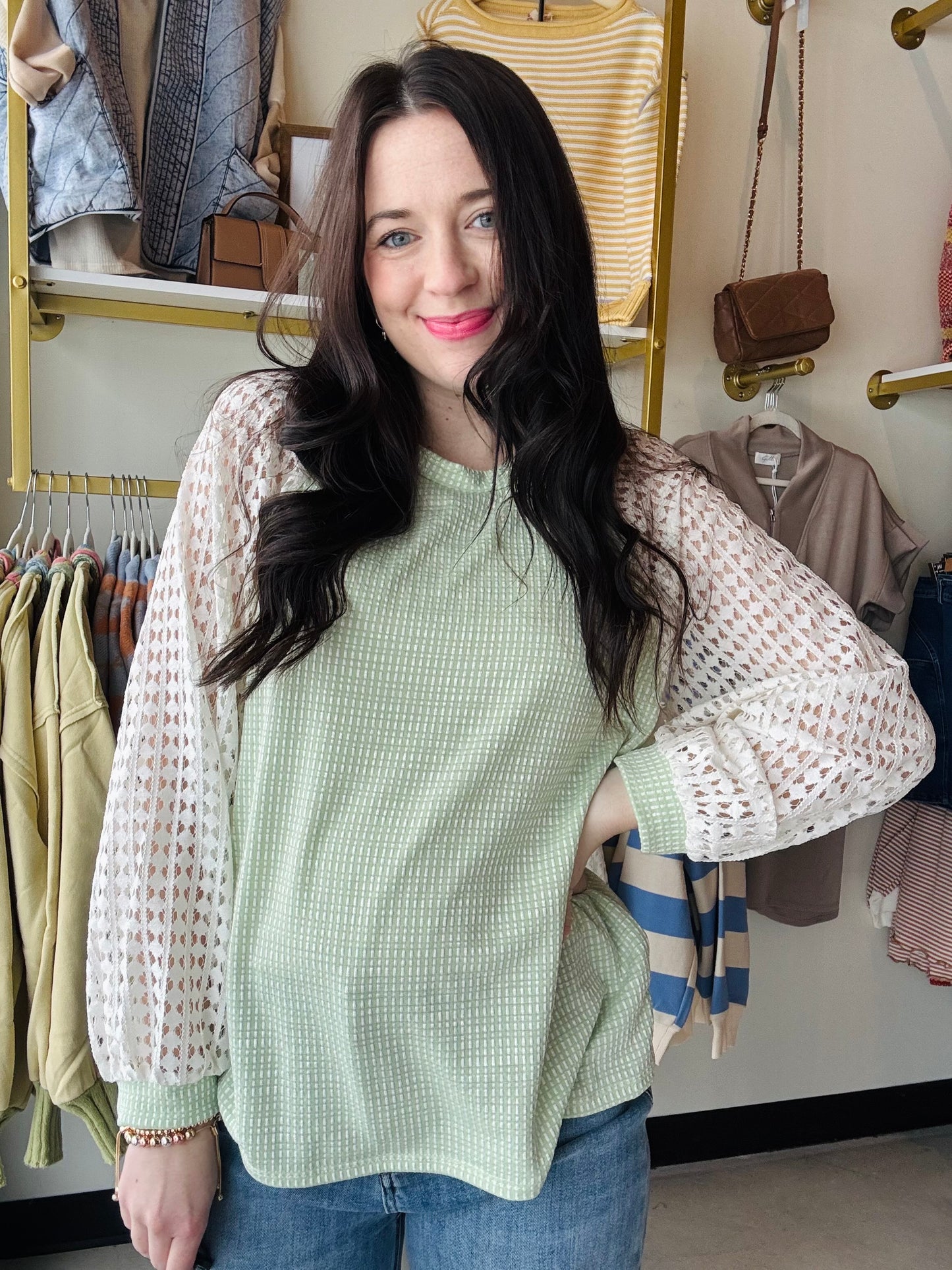 Sage Sincerely Yours Top