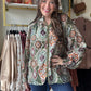 Boho Mosaic Button Down Blouse