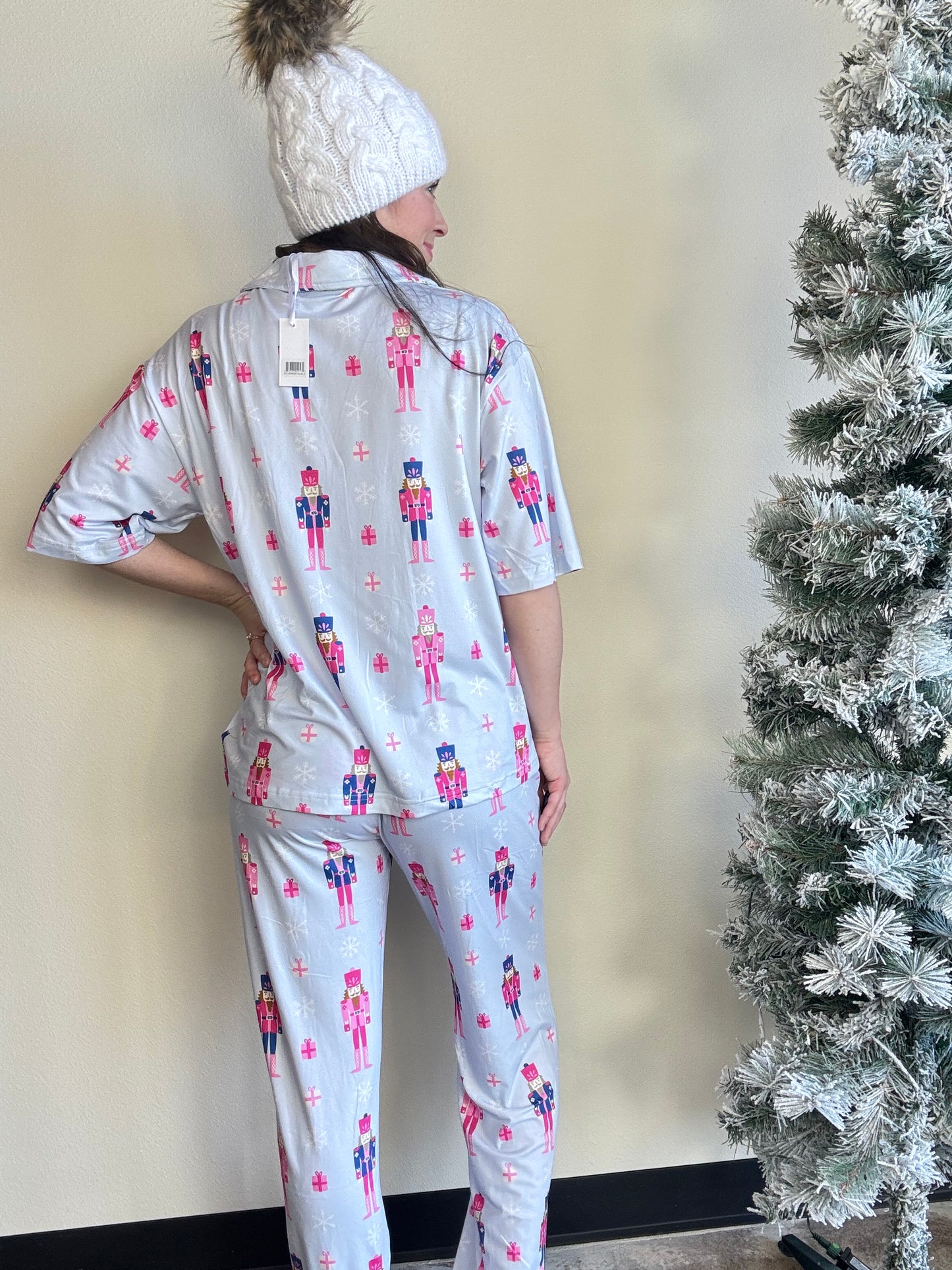 Christmas Blue Nutcrackers PJ Set