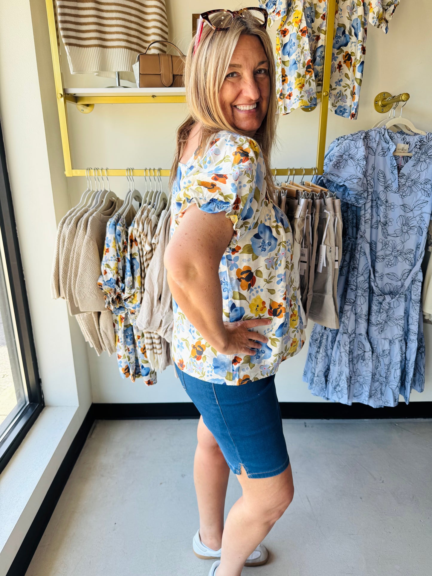 Athena Denim Wash Skort
