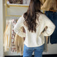 Ivory Tie Closure Cardigan