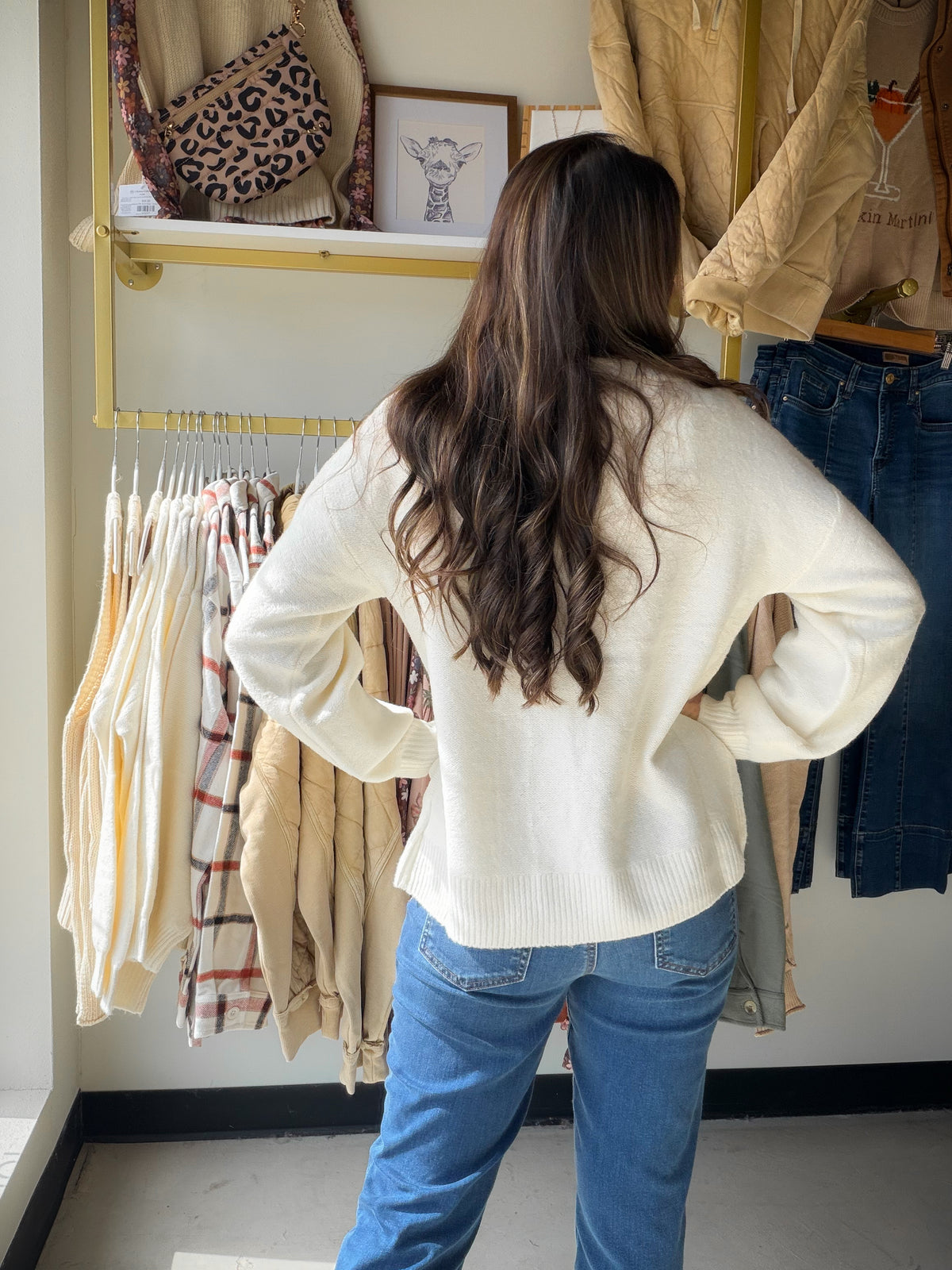Ivory Tie Closure Cardigan