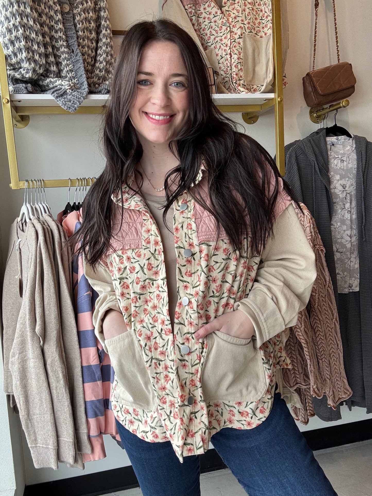 Blush Combo Mix Shacket