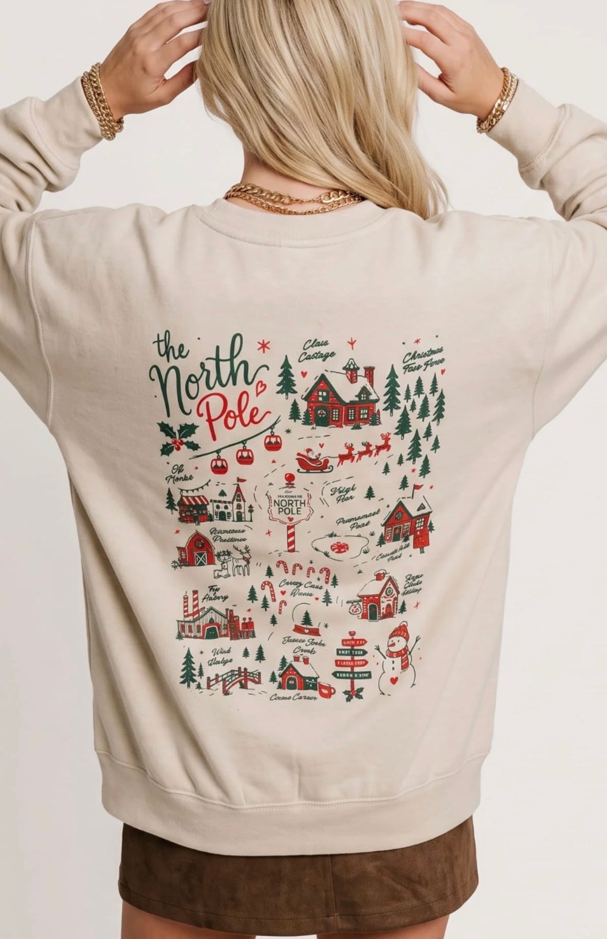 North Pole Crewneck Sweatshirt