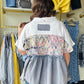 Collared Boho Placket Detail Top