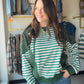 Hunter Quilted Stripe Sweatshirt