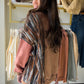 Mocha Mock Neck Accent Sweatshirt