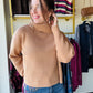 Essential Camel Turtleneck Sweater