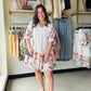 Ivory Floral Embroidered Babydoll Dress
