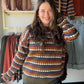 Olive Honeycomb Stripe Sweater
