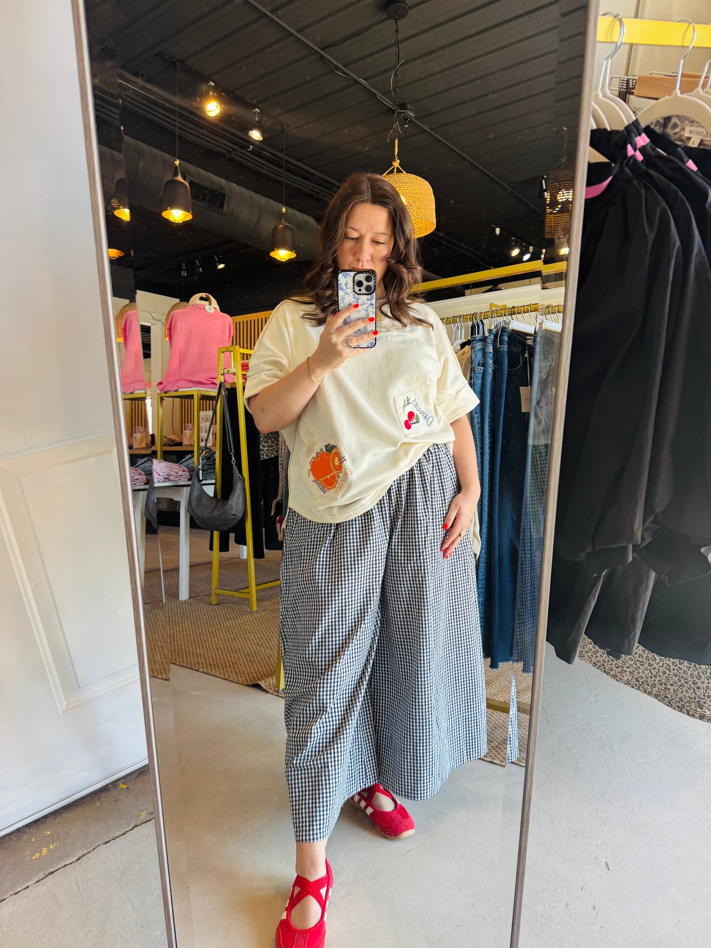 Fruit Patch Terry Knit Top