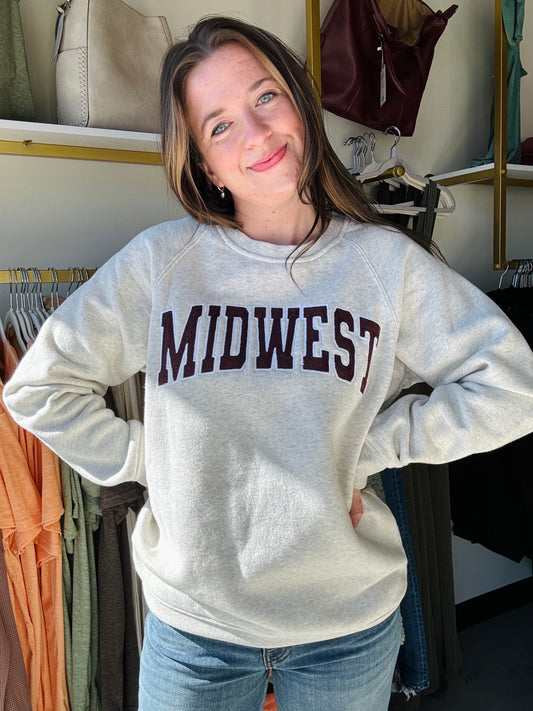 Heather Grey Midwest Sweatshirt