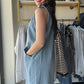 Light Denim Braided Dress