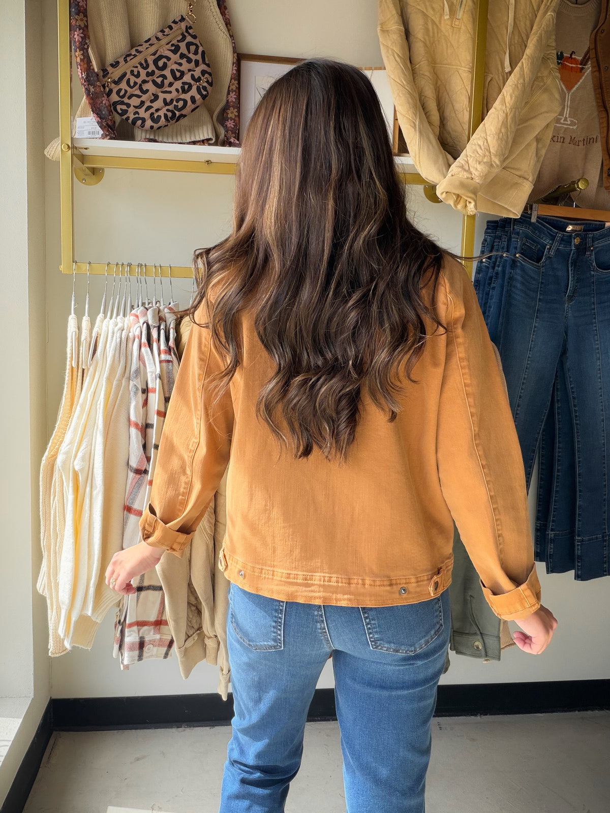 Brown Zip Front Raglan Sleeve Jacket