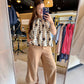 Latte Mineral Wash Drawstring Pants