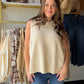 Khaki Sweater Tank Vest