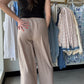 Mocha Woven Wide Leg Pants