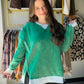 Forest Acid Wash Pullover