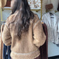 Brown Sherpa Teddy Jacket