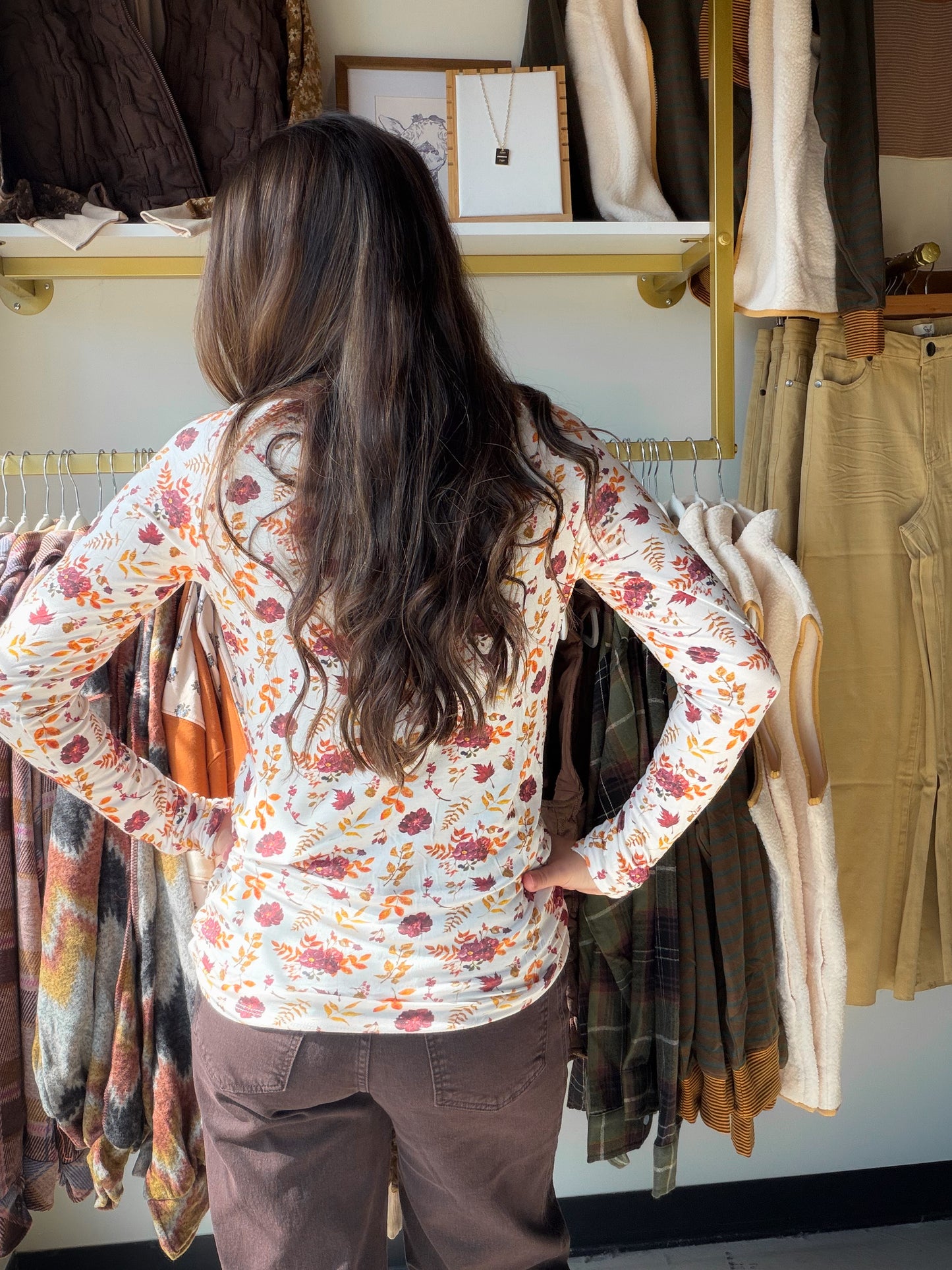 Fall Leaves Blair Long Sleeve
