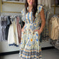 Paisley Printed Challis Dress