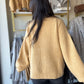 Gold Tie Closure Sweater