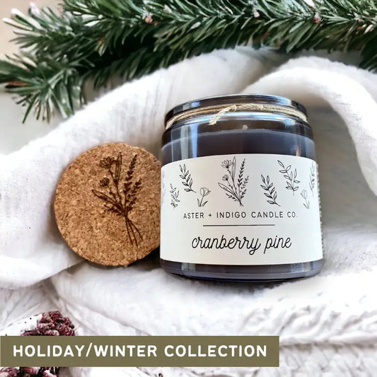 Cranberry Pine | Christmas + Winter Soy Candle