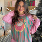 Jolly Santa Pink Crewneck