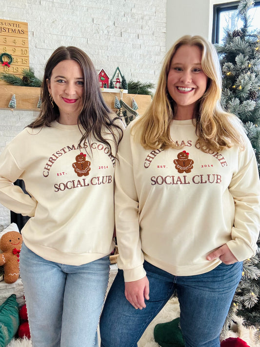 Christmas Cookie Social Club Crewneck