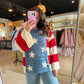 Stars & Stripes Crochet Sweater