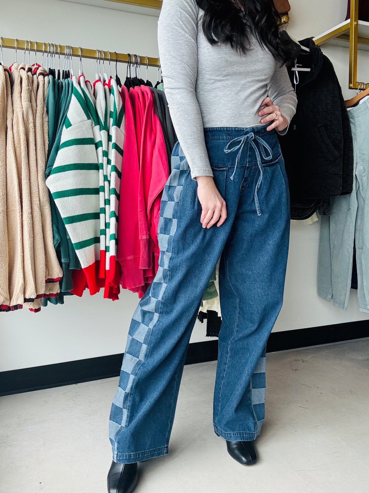 Denim Mix & Match Pants