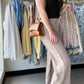 These Mocha Woven Wide Leg Pants are a stylish and comfortable addition to any wardrobe. Made with high quality woven crepe fabric, they feature an elastic band waist and drawstring waistband for a perfect fit. The side pockets add convenience and functionality to these cropped pants. Perfect for any casual or dressy occasion!