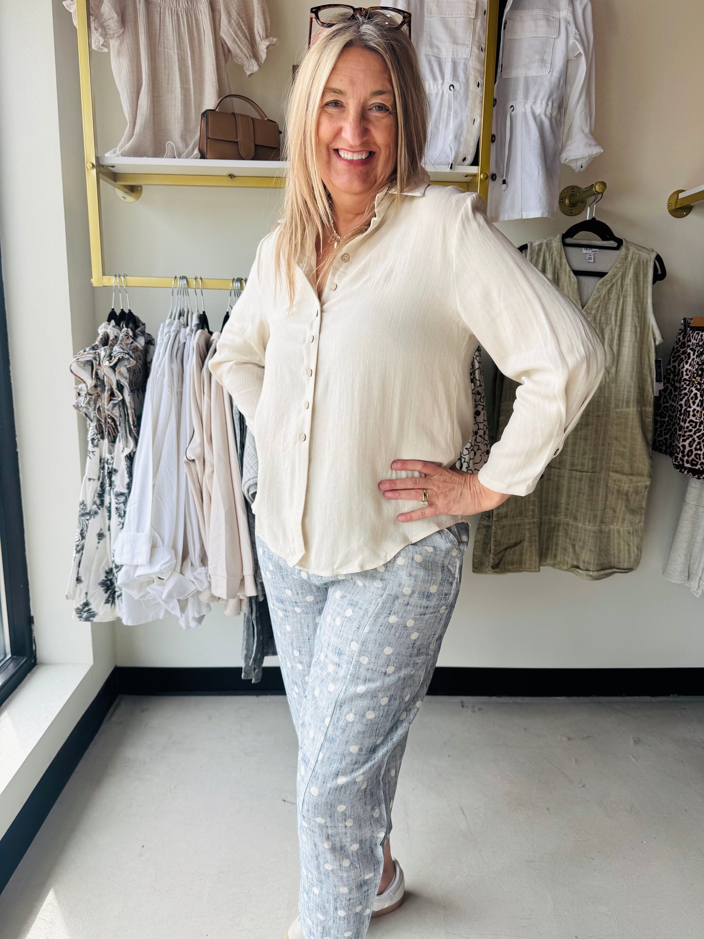 Polka Dot Genie Pants