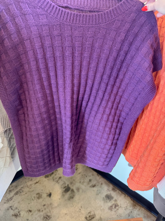 #11 Purple Sweater Top