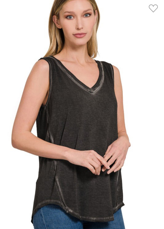 Ash Black Tank