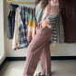Mocha Mineral Wash Knit Pants
