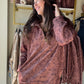 Rosewood Bloom Brown Pullover